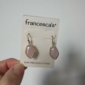Francesca's Collections Blush Semi-Precious Earrings
